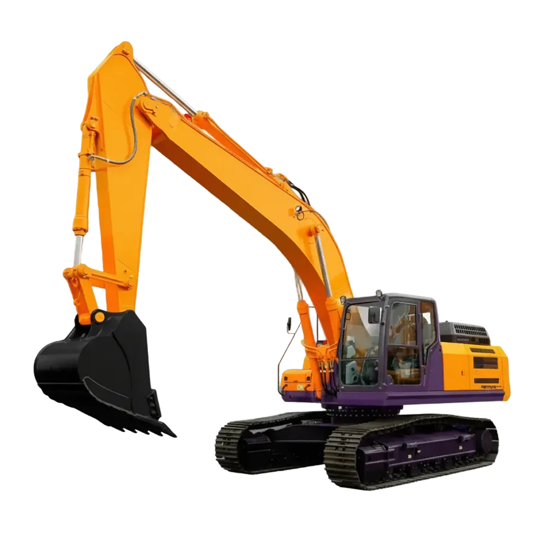 Полноповоротный гусеничный экскаватор 270 с ковшом #1