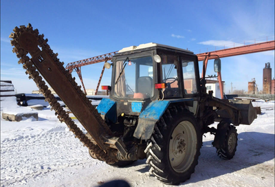 Трактор МТЗ с грунторезом71cd9210-5253-4ced-8bf0-d8e93e7f9693