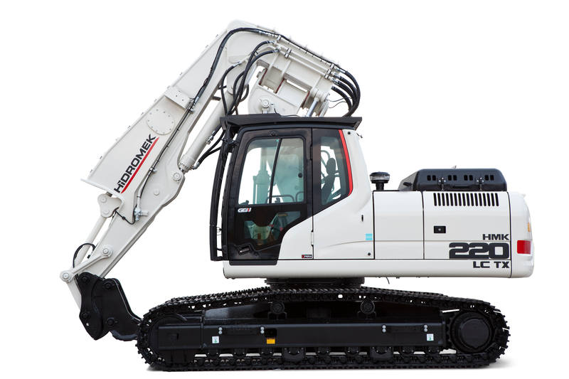 Полноповоротный экскаватор